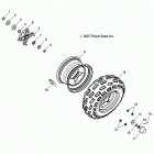 A19YAP20A4/N4 PHOENIX 200 Wheels, front - a19yap20a4  /  n4 (49atvwheelfrt08phx)