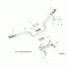 A18SXA85B1/B7/SXE85BM/BS/B9 SPORTSMAN 850 SP Steering, handlebar and controls - a18sxa85b1  /  b7  / ...