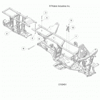 A18S6E57B1 570 SPORTSMAN 6X6 Chassis, frame - a18s6e57b1