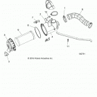 A18HZA15B4 ATV RGR 150 EFI Engine, air intake system - a18hza15b4 (100791)