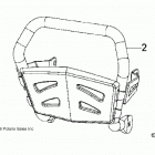 A18YAK11N4/N6/B4/B6 OUTLAW 110 Chassis, bumper - a18yak11n4  /  n6  /  b4  /  b6 (49atv...