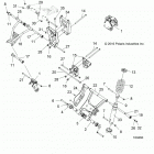 A19S6E57B1 570 SPORTSMAN 6X6 Suspension, mid - a19s6e57b1