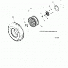 A19DAE57A4 ACE 570 Wheels, front tire and brake disc - a19dae57a4 (101506)