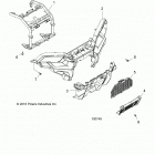 A18SXA85B1/B7/SXE85BM/BS/B9 SPORTSMAN 850 SP Body, front bumper and mounting - a18sxa85b1  /  b7  /  ...