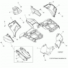 A19SYE85BH SPORTSMAN TOURING 850 SP Body, front cab - a19sye85bh (100907)