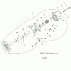 A19DAE57D5 ACE 570 EFI PS HD Drive train, primary clutch - a19dae57d5 (100682)