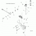 A19SXM95AL SPORTSMAN XP 1000 HIGH LIFTER Brakes, brake pedal and master cylinder - a19sxm95al