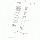 A19DAE57A4 ACE 570 Suspension, front shock mounting - a19dae57a4 (100688)