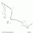 A18HZA15N4 ATV RGR 150 EFI MD Drive train, shift lever - a18hza15n4 (c101401)