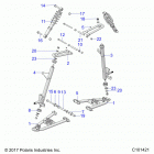 A18HZA15N4 ATV RGR 150 EFI MD Suspension, front - a18hza15n4 (101421)