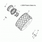 A19YAP20A4/N4 PHOENIX 200 Wheels, rear - a19yap20a4  /  n4 (49atvwheelrear10phx)