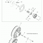 A19SXM95AL SPORTSMAN XP 1000 HIGH LIFTER Drive train, secondary clutch - a19sxm95al (101520)