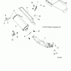 A19SXD95B9/SXE95BN/SXZ95BP SPORTSMAN 1000 XP 48 Engine, exhaust - a19sxd95b9  /  sxe95bn  /  sxz95bp (10...