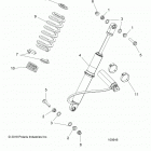 A19DCE87AK 900 ACE EPS XC Suspension, rear shock mounting - a19dce87ak (100646)