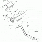 A18SXN85A8 SPORTSMAN 850 HIGH LIFTER Engine, exhaust - a18sxn85a8