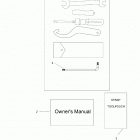 A19HZA15A1/A7/B1/B7 ATV RGR 150 EFI References, tool kit and owners manual - a19hza15a1  /  ...