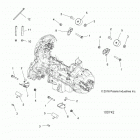 A19SXA85B1/B4/SXE85BC/B9/SXZ85BJ SPORTSMAN 850 SP 48 Engine, mounting and transmission mounting - a19sxa85b1 ...