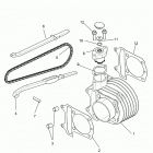 A18HZA15N4 ATV RGR 150 EFI MD Engine, cylinder comp - a18hza15n4