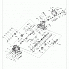 A19SXM95AL SPORTSMAN XP 1000 HIGH LIFTER Drive train, main gearcase - a19sxm95al