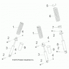 A19YAK05B7/B6/N7/N6 OUTLAW 50 Suspension, shocks - a19yak05b7  /  b6  /  n7  /  n6 (a0...