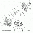 A18SAA50N5 450 SPORTSMAN HD 2x4 Engine, crankcase - a18saa50n5