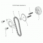 ATV RGR 150 EFI MD Engine, oil pump - a20hzb15n1  /  n2 (101155)