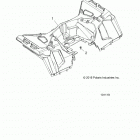 A18SXA85B1/B7/SXE85BM/BS/B9 SPORTSMAN 850 SP Body, rear cab - a18sxa85b1  /  b7  /  sxe85bm  /  bs  /...