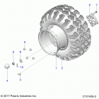 A18HZA15B4 ATV RGR 150 EFI Wheels, rear - a18hza15b4 (101426-2)