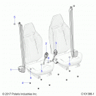 A18HZA15N4 ATV RGR 150 EFI MD Body, seat belts - a18hza15n4 (c101386-1)