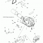 A19SXM95AL SPORTSMAN XP 1000 HIGH LIFTER Engine, air intake - a19sxm95al