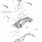 A19SXD95B9/SXE95BN/SXZ95BP SPORTSMAN 1000 XP 48 Body, rear rack - a19sxd95b9  /  sxe95bn  /  sxz95bp (10...