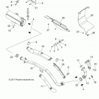 A18SJE57BU/LU SPORTSMAN 570 SP TOURING Engine, exhaust - a18sje57bu  /  lu