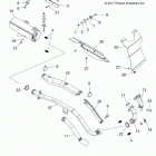 A18SEF57N5 SPORTSMAN 570 EFI HD Engine, exhaust - a18sef57n5