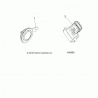 A18SVS95FR SCRAMBLER 1000 XP ZUG Electrical, horn and flash module - a18svs95fr