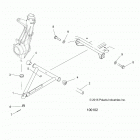 A18SAA50N5 450 SPORTSMAN HD 2x4 Suspension, a-arm and strut mounting - a18saa50n5 (10010...