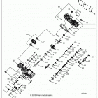 A18SAA50N5 450 SPORTSMAN HD 2x4 Drive train, main gearcase - a18saa50n5