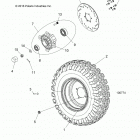 A18HAA15B7/B2 ACE 150 EFI, 501S, INDY Wheels, front tire and brake disc - a18haa15b7  /  b2 (1...