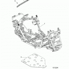 A18DAA57F5 ACE 570 EFI EURO Chassis, main frame and skid plate - a18daa57f5 (101234)