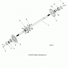 A18HAA15B7/B2 ACE 150 EFI, 501S, INDY Suspension, rear axle - a18haa15b7  /  b2 (100777)