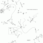 A18SEA57B1/7/9/L2/L5/L7/E57B1/7/9/F57B8 SPORTSMAN 570 EFI Brakes, brake lines - a18sea57b1  /  7  /  9  /  l2  /  ...