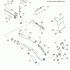 A18SES57C1/C2/C5/C7/E1/E5/E7/P57C1/T57C1/C7/E1/E7 SPORTSMAN 570 EPS TRACTOR Engine, exhaust - a18ses57c1  /  c2  /  c5  /  c7  /  e1...