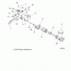 A18HAA15B7/B2 ACE 150 EFI, 501S, INDY Brakes, pedal and master cylinder mounting - a18haa15b7 ...