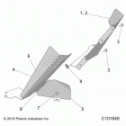 A18SUE57N5 SPORTSMAN 570 EFI UTE Body, debris shields - a18sue57n5 (c101849)