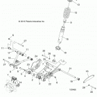 A18S6S57C1/CL 570 SPORTSMAN 6X6 TRACTOR Suspension, rear - a18s6s57c1  /  cl