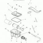 A18SWS57C1/C2/E2 SPORTSMAN 570 X2 EPS TRACTOR Engine, air intake system - a18sws57c1  /  c2  /  e2 (10...