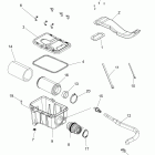 A18SDA57B7/L7/E57B5 SPORTSMAN TOURING 570 EFI/EPS Engine, air intake system - a18sda57b7  /  l7  /  e57b5