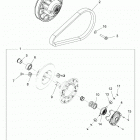 A18DAA57F5 ACE 570 EFI EURO Drive train, secondary clutch - a18daa57f5 (101422)