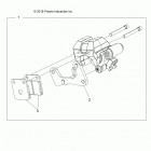 A18HAA15B7/B2 ACE 150 EFI, 501S, INDY Brakes, caliper, front - a18haa15b7  /  b2 (100772)