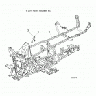 A18SDS57C5/E5 SPORTSMAN 570 TOURING EPS TRACTOR Chassis, frame -a18sds57c5  /  e5 (101014)