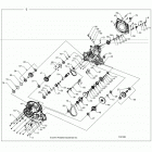 A18SXN85A8 SPORTSMAN 850 HIGH LIFTER Drive train, main gearcase - a18sxn85a8